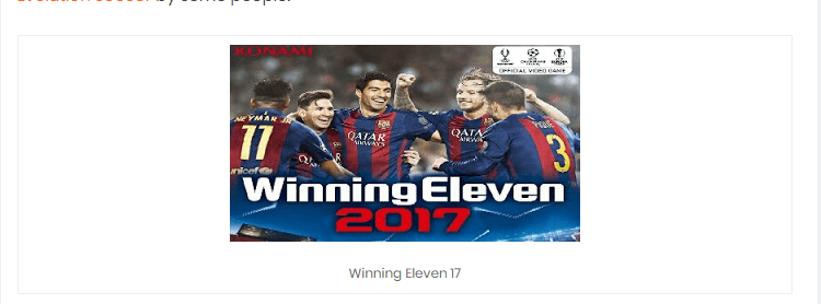winning eleven 2017 games