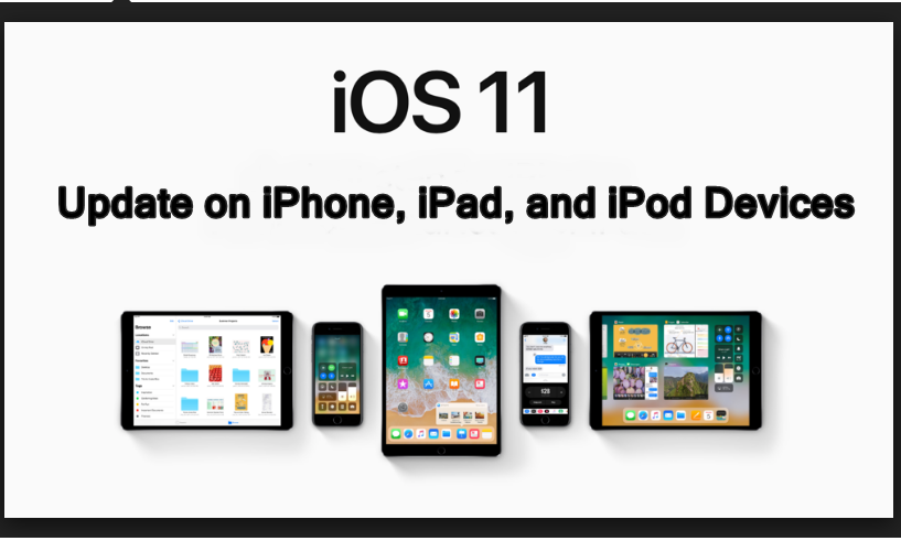 Update iOS 11 on ipad iphone ipods tutorial
