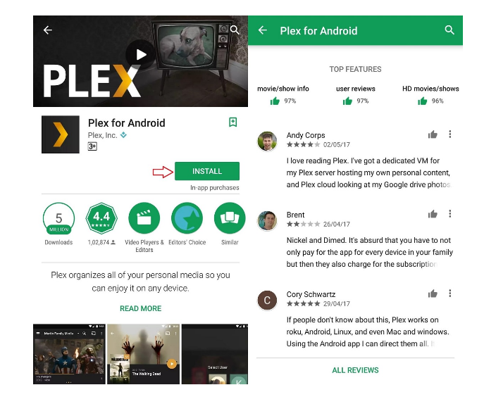 Download Plex for Android apk app