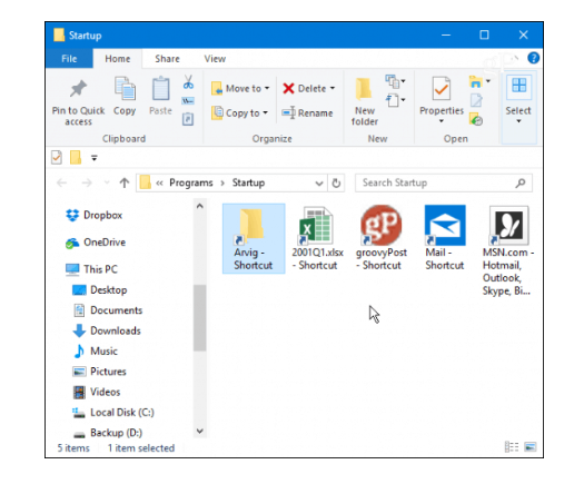 Windows 10 Office document