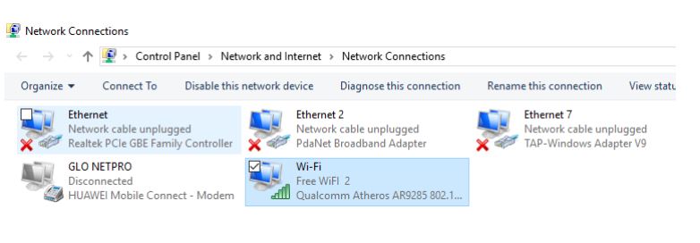 PC Network Connection