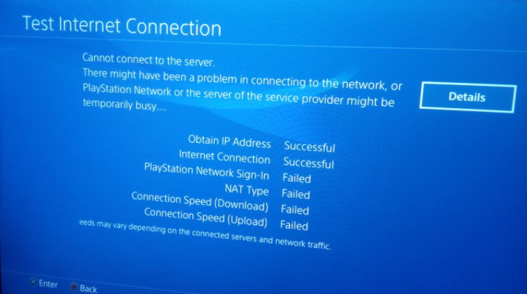 PS4 exploit - Test internet connection
