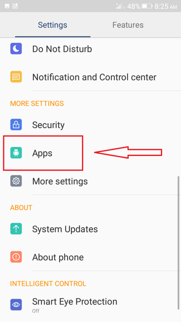 Block Tracking Android Apps settings
