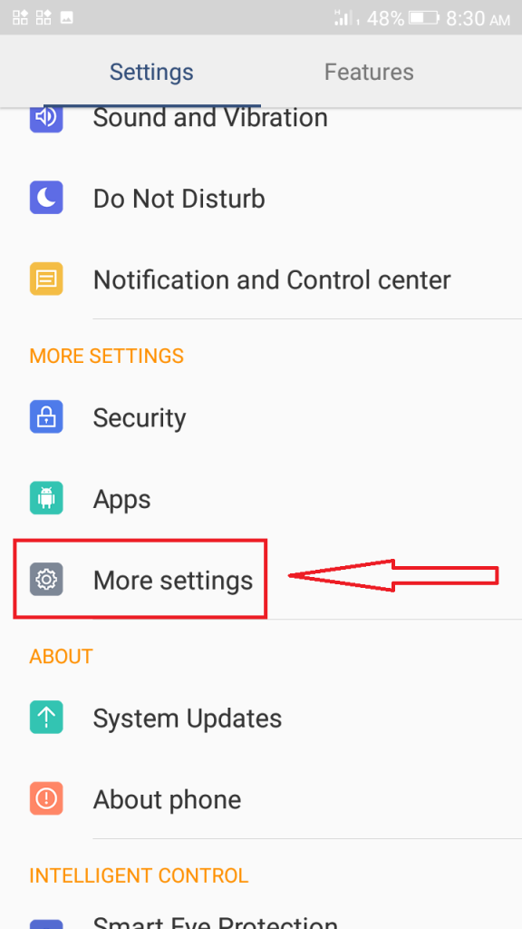 Block Tracking Apps - More settings