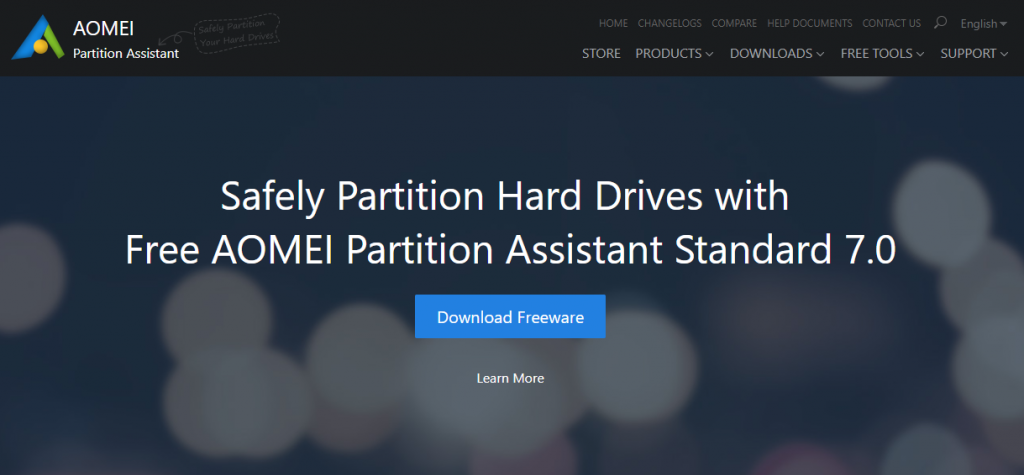 Free AOMEI Partition Assistant Standard Windows