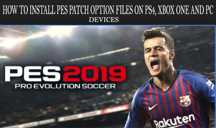 why cant i transfer my pes 2019 option file to ps4