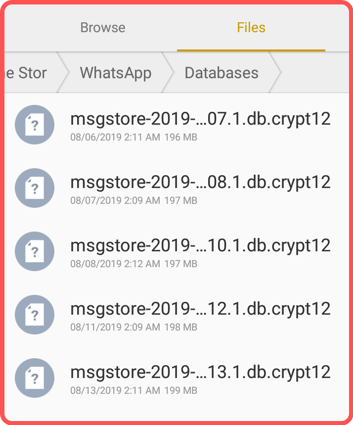 WhatsApp-database-message-store-folder